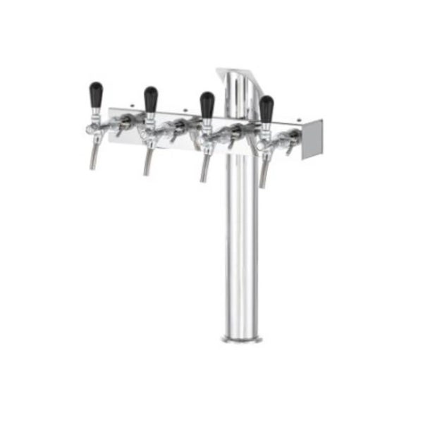 Bierzapfsäule mit fünf Hähnen