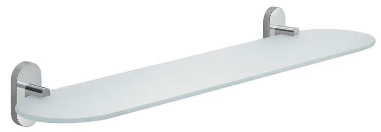 Glasablage mit verchromten Metallhalterungen | Cipro