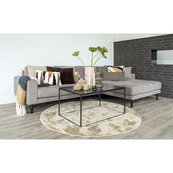 Miami Teppich Ø160 cm sandfarben. 150 X 150 X 1 cm