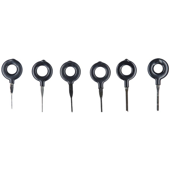 Satz von sechs Stiftaustreibern