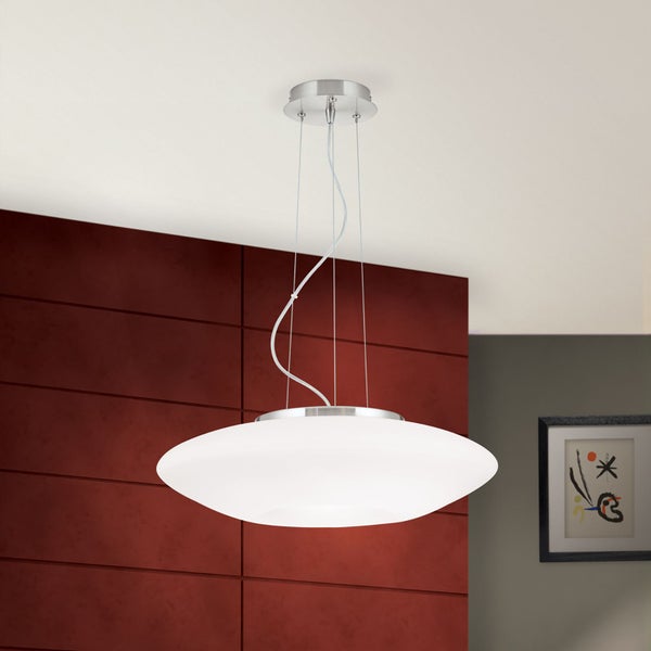 Hängeleuchte 40cm Milchglas
