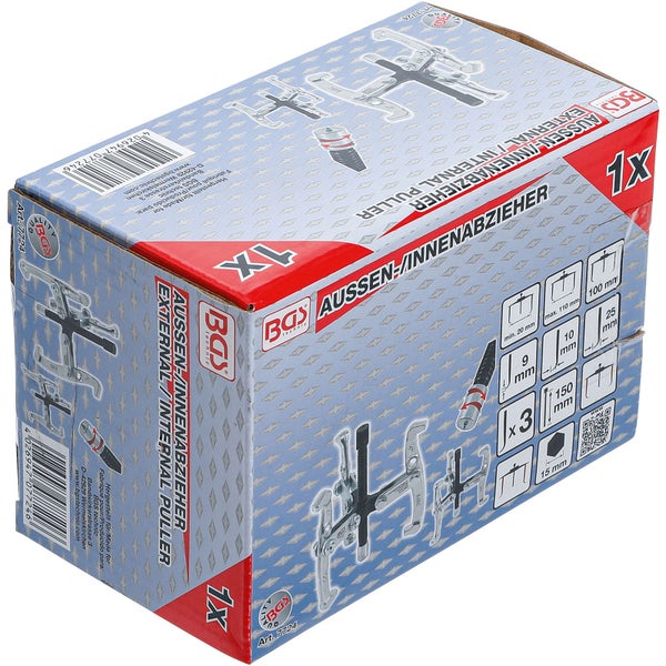 BGS Außen-/Innenabzieher 3-armig 20 - 110 mm - 7724