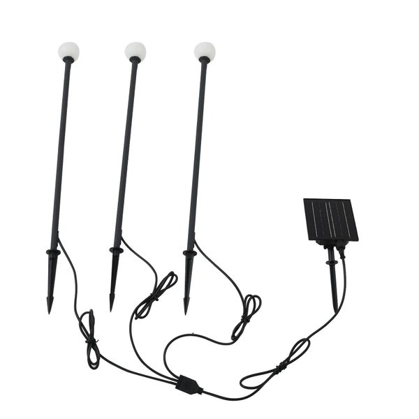 Lindby 3er Set LED Freydis (Modern) in Schwarz aus Aluminium (1 flammig, )