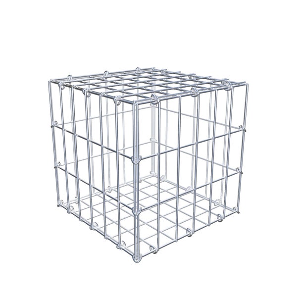 Gabione 30 cm x 30 cm x 30 cm (L x H x T), Maschenweite 5 cm x 10 cm, C-Ring