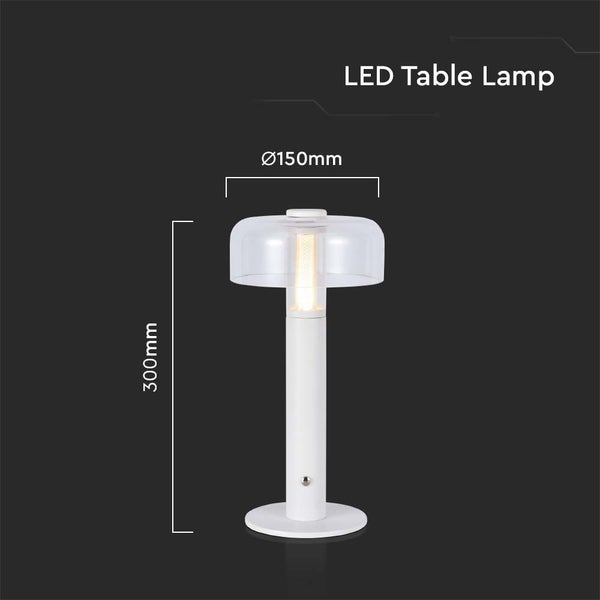 LED-Tischleuchte, Höhe 300 mm, Durchmesser 150 mm
