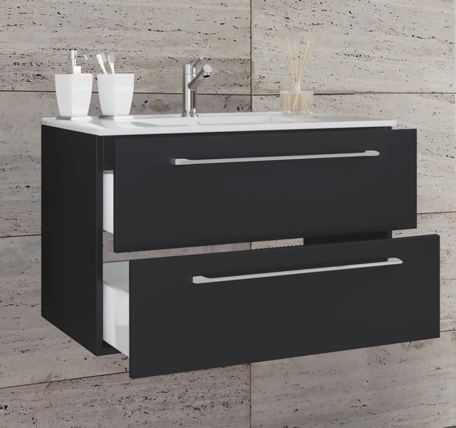 2-tlg. Waschplatz Waschtisch Badinos 2 Schublade