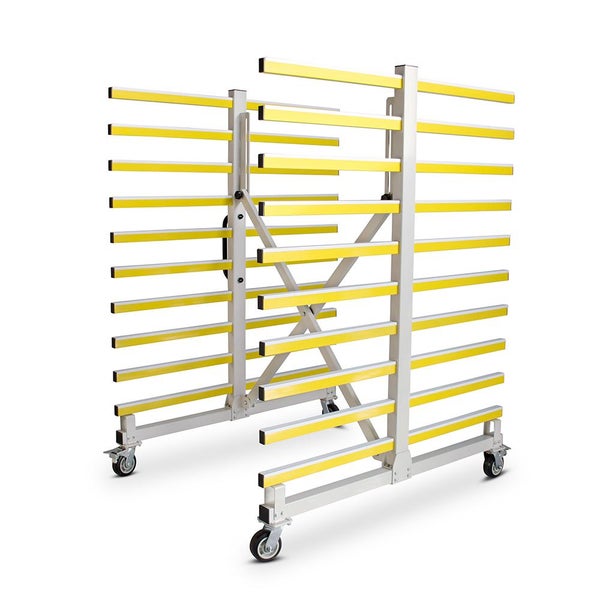 Mobiler Trocknungsständer für Werkstatt