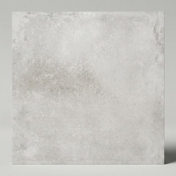 Quadratische Wandfliese oder Bodenfliese mit Betonoptik für den Innenbereich.