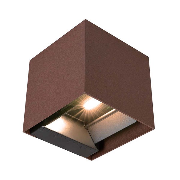 Solarleuchten - Solar-Wandleuchten Sensor - IP65 - Corten - 860 Lumen - 3000K