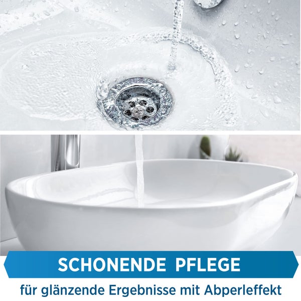 PRINOX® 150ml Reinigungs und Polierpaste für Emaille, Keramik, Porzellan, Glaskeramik, Mineralguss - Professionelle Badpflege zu Reinigung und Pflege von Armaturen - Ceranfeld Reiniger