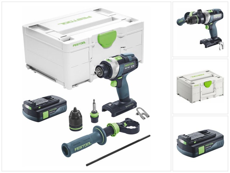 Festool TPC 18/4 I-Basic Akku Schlagbohrschrauber 18 V 75 Nm Brushless + 1x Akku 3,0 Ah + Systainer - ohne Ladegerät