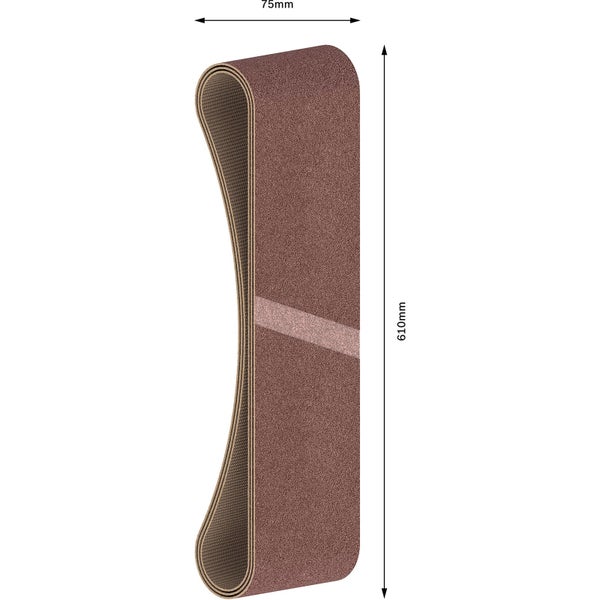 Schleifband 75 mm x 610 mm