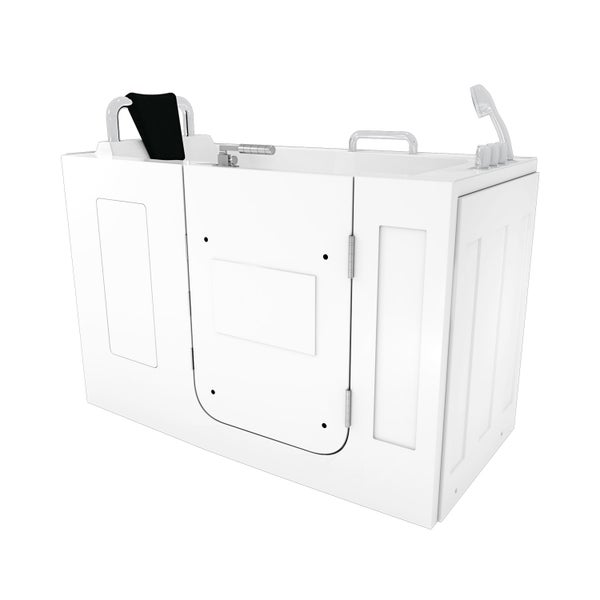 Sitzbadewanne Senioren Wanne mit Tür S07-TH-B-R 140x76cm