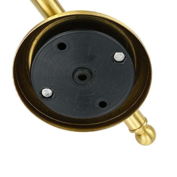 Detailaufnahme einer Befestigungsvorrichtung mit Schrauben