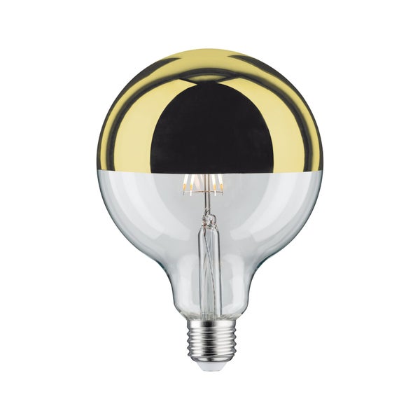 Modern Classic Edition Standard 230V LED Globe Kopfspiegel E27 G125 600lm 6,5W 2700K dimmbar Kopfspiegel Gold