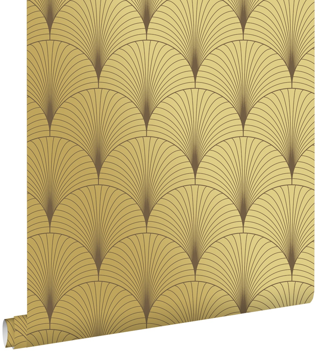 ESTAhome Tapete Art Decó Muster Gold - 0.53 x 10.05 m - 139782