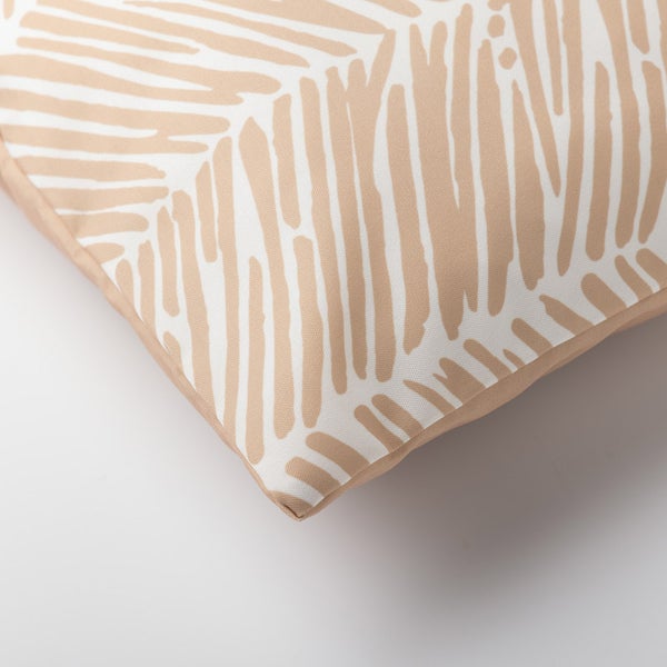 Dean Outdoor Kissen - 45x45 cm Beige - Mit Reißverschluss