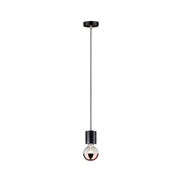 Neordic Pendelleuchte Nordin E27 max. 60W Schwarz, Marmor, Kupfer matt dimmbar Marmor
