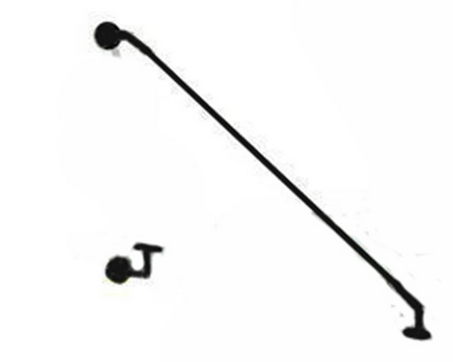 Duschstangenset zur Wandmontage