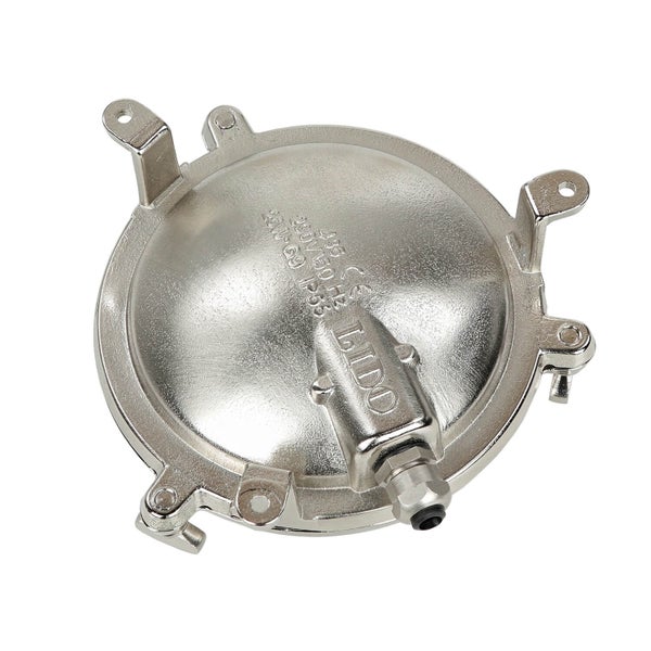 Runde Außenleuchte aus Metall