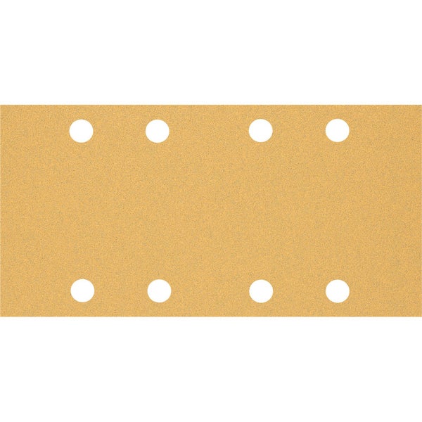 Dreieckschleifer mit Schleifpapier auf einer Holzoberfläche