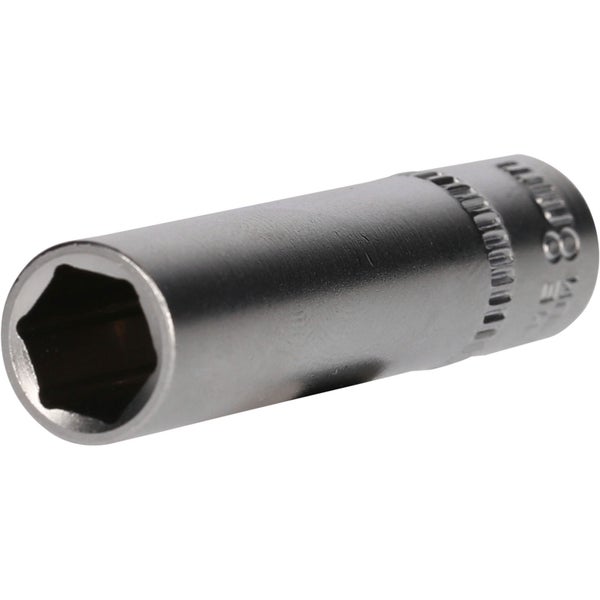BRILLIANT TOOLS 1/4 Sechskant-Stecknuss lange Ausführung 8 mm - BT020954