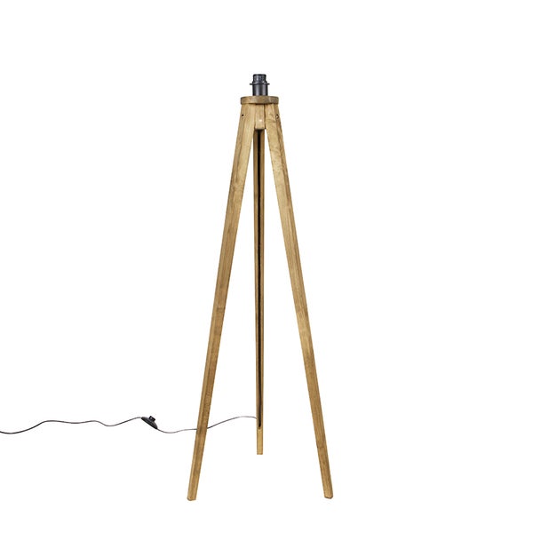 Ländliche Stehlampe Stativ Vintage Holz - Stativ Classic