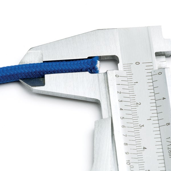 Textilkabel Blau, 3-adrig, (3x 0,75 mm²) - Stoffkabel mit Erdleiter, Meterware