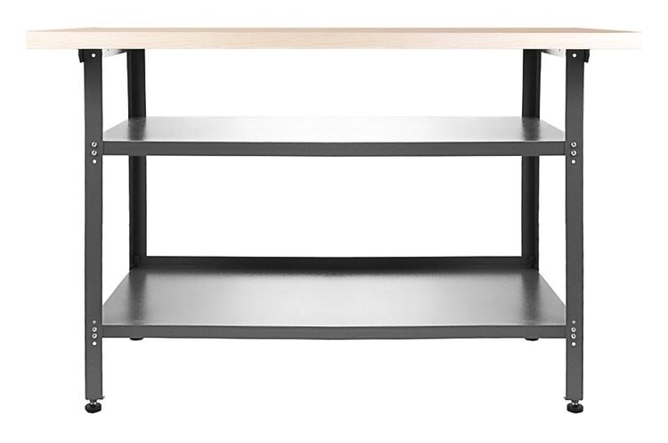 Ondis24 Werkstatt Set Erfinder 240 cm 2 Schränke rot, Werkstatteinrichtung, Werkbank