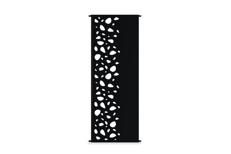 Dekorpaneel SUNNY schwarz H.160cm Muster links