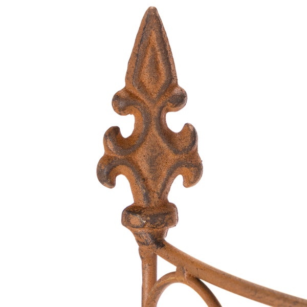 Dekoratives Metallelement in Pfeilform für Gartenzäune