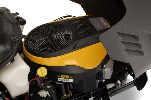 Motor eines Rasentraktors