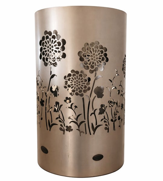 Dekorative Metallsäule mit Blumendesign für den Garten