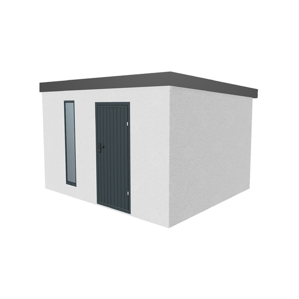 Gartenhaus mit Tür und Fenster