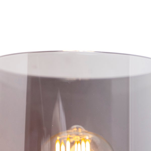 Detailansicht einer Leuchte mit Glaskörper