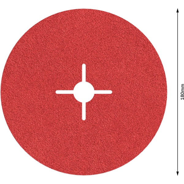 Schleifscheibe mit einem Durchmesser von 180 Millimeter