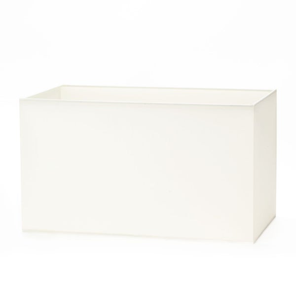 Rechteckiger Lampenschirm 40 x 22 x 23 cm creme