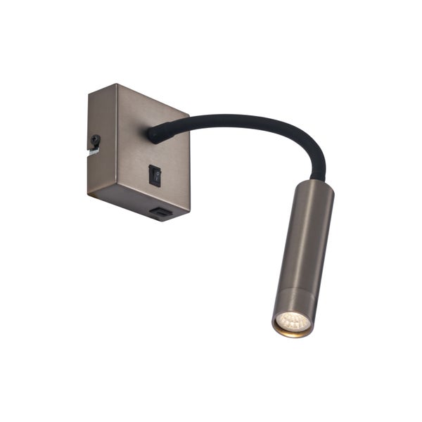 LED Wandleseleuchte mit flexiblem Arm und Schalter