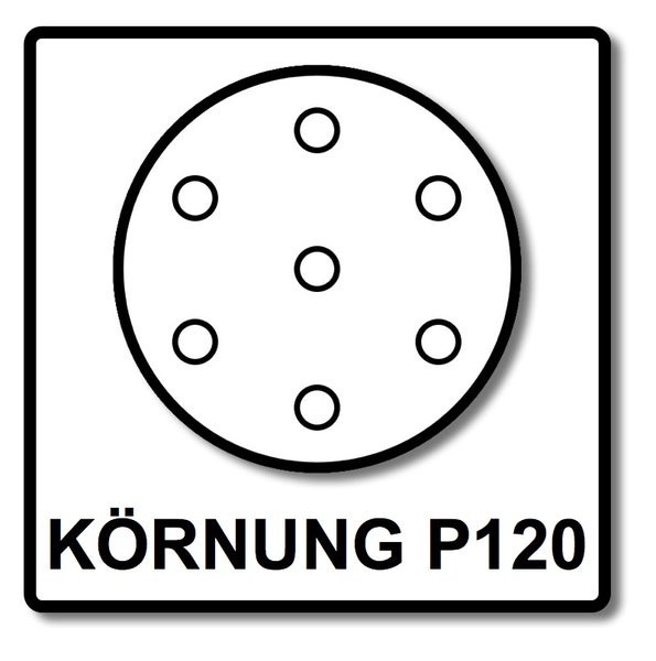 Festool Netzschleifmittel	STF D150 P120 GR NET/50 150 mm / 50 Stk. ( 203305 )