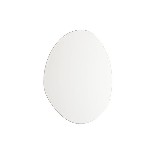 Runder Spiegel mit schmalem Rahmen