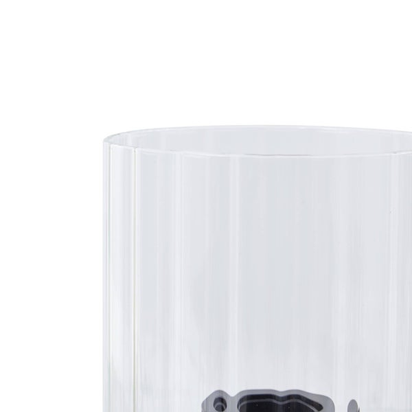 Lucande Tischlampe Eirian (Modern) in Transparent aus Metall (1 flammig, E27) - Tischleuchte Schreibtischlampe Nachttischlampe Wohnzimmerleuchte