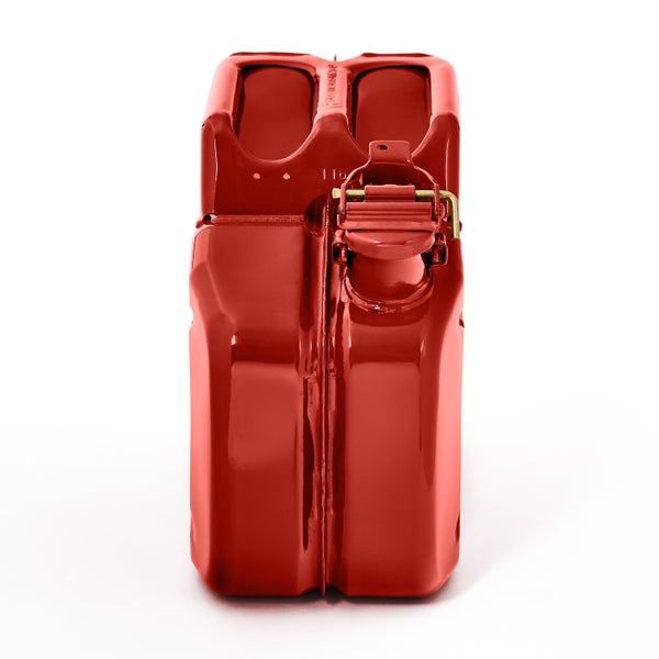 BW® Kraftstoffkanister Metall Benzinkanister 10 Liter - Rot - RAL 3000 - TÜV-geprüft und UN-Zulassung - Made in Europe