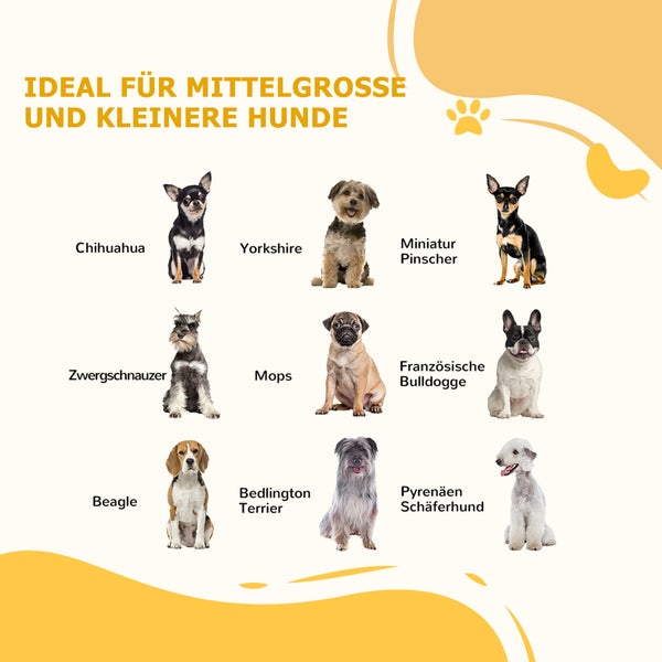 PawHut Hunde Absperrgitter, Türschutzgitter, Klappbares Hundegitter mit Ständer, 3 Platten, Treppenschutzgitter für Treppen, Flur, Weiß, 154 x 30 x 80 cm