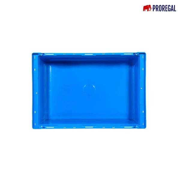PROREGAL Conical Mehrweg-Stapelbehälter Grau HxBxT 32,3 x 40 x 60cm 58 Liter Lagerbox  Eurobox  Transportbox  Transportbehälter Stapelbehälter
