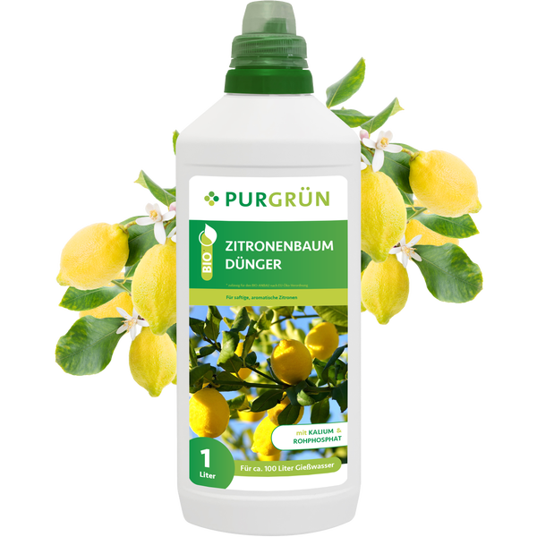 Purgrün Bio-Zitronenbaum-Dünger 1 Liter