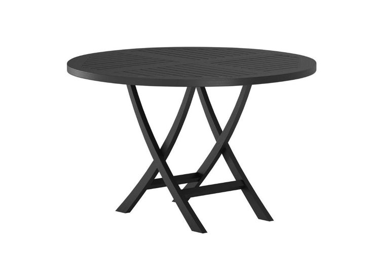 Runder Gartentisch mit Klappgestell