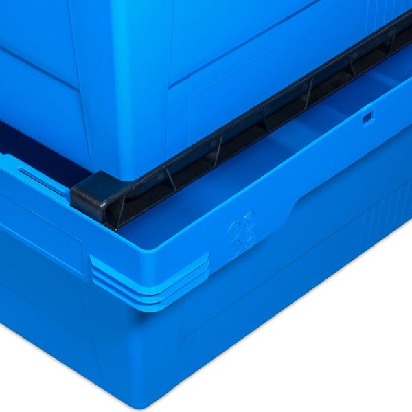 PROREGAL Stapelbügel für Conical Mehrweg-Stapelbehälter 2 Stück Schwarz Lagerbox Eurobox Transportbox