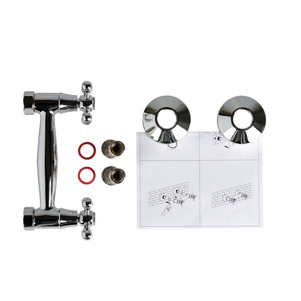 Armatur-Set mit Installationsanleitung für Sanitäranwendungen