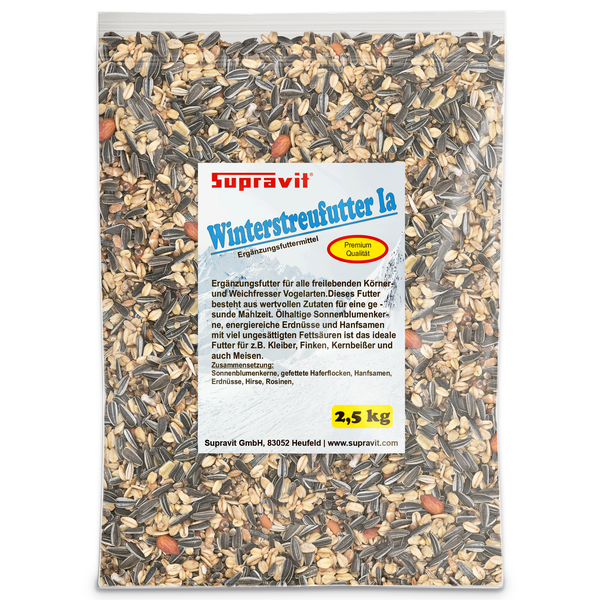 Supravit Winterstreufutter Ia im 2,5 Kilogramm Beutel