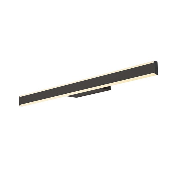 LED Wandleuchte One Linear 70 in Schwarz-matt 2x 20W 2200lm IP44